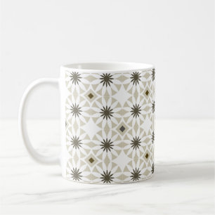 Abstraktens etnisk geometrisk mönster design bakgr kaffemugg
