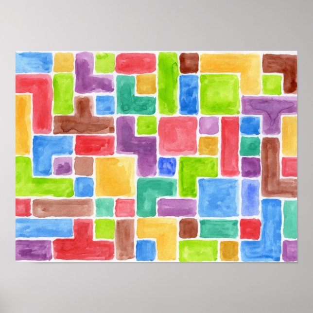 Abstraktens färgade bakgrund. 2 poster (Framsidan)