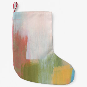 Abstraktens färgstarka utformning. Mångsidig art Liten Julstrumpa