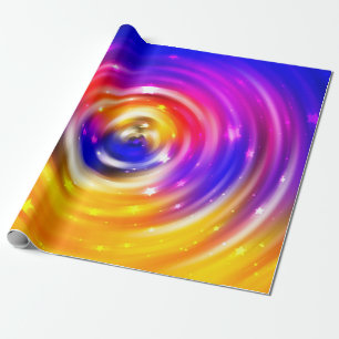 abstraktens flerfärgade bakgrund. lysande cirkel presentpapper