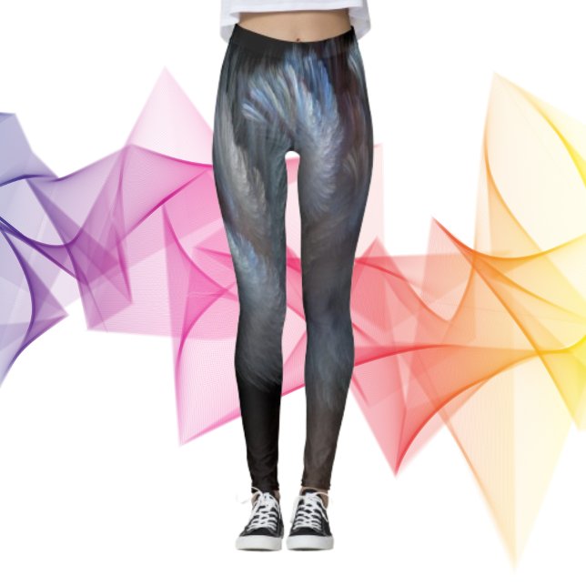 Abstraktens flöde leggings (Skapare uppladdad)