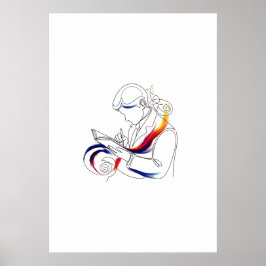 abstraktens författare - kontinuerlig utskrift av poster