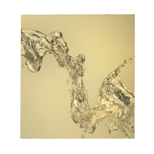 Abstraktens form som formas av Vatten vid utfall Anteckningsblock (Framsida)