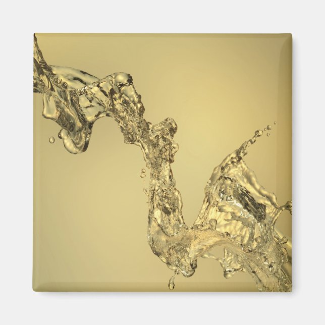 Abstraktens form som formas av Vatten vid utfall Magnet (Framsidan)