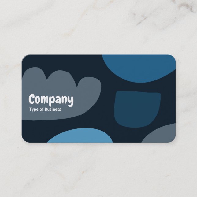 Abstraktens former 03a visitkort (Framsida)