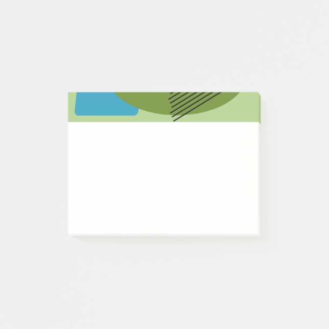 Abstraktens former post-it block (Framsida)
