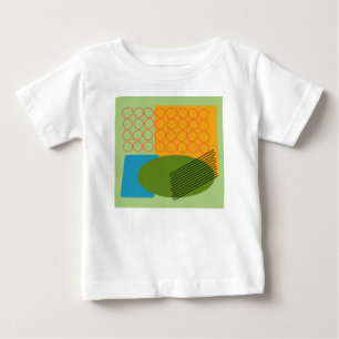 Abstraktens former t shirt