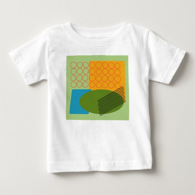 Abstraktens former t shirt (Framsida)