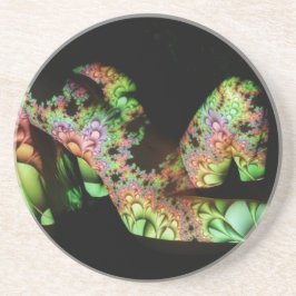 Abstraktens former underlägg sandsten