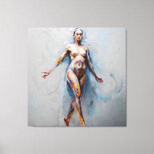 Abstraktens fuktighet canvastryck