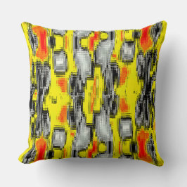 Abstraktens fyrkanter som bildas från repor över g kudde