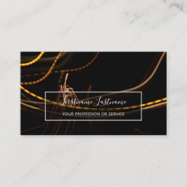 Abstraktens fyrverkeripjäs med lång exponeringstri visitkort