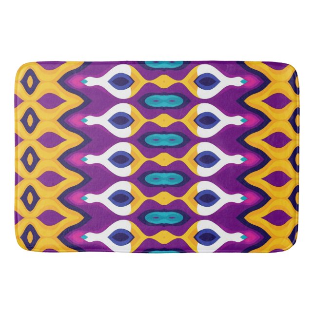 Abstraktens geometri badrumsmatta (Framsidan)