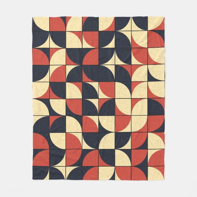 Abstraktens geometri: datorkonst. fleecefilt (Framsidan)