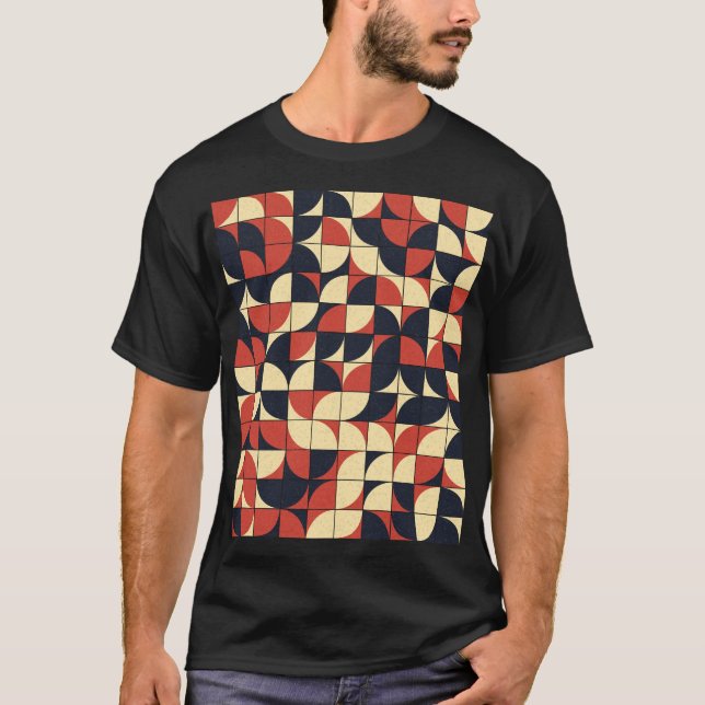 Abstraktens geometri: datorkonst. t shirt (Framsida)
