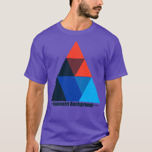 Abstraktens geometri-färg t shirt