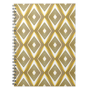 Abstraktens geometriska bakgrund. Art Deco. Anteckningsbok