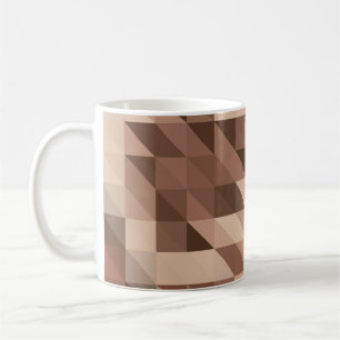 Abstraktens geometriska bakgrund ser ut som stilis kaffemugg