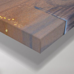 Abstraktens geometriska blombild - texturerad akry canvastryck