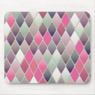 Abstraktens geometriska design tresidiga former musmatta