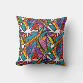 Abstraktens geometriska digitala mönster-design 25 kudde