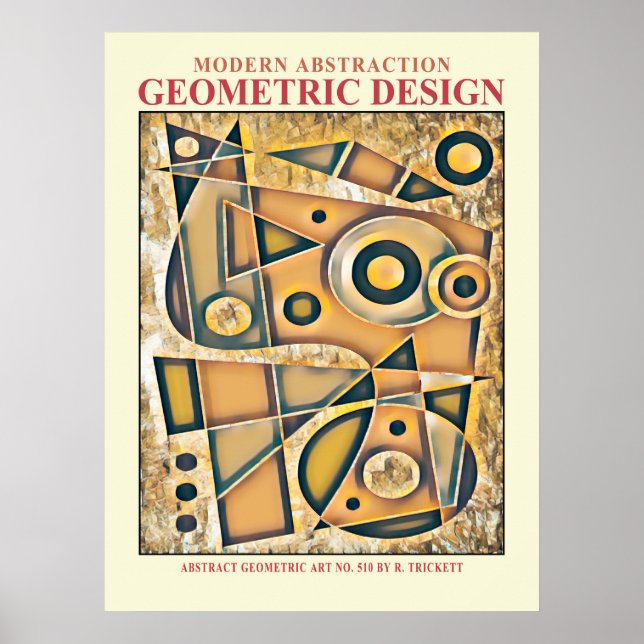 Abstraktens geometriska EP-nr 8 Poster (Framsidan)