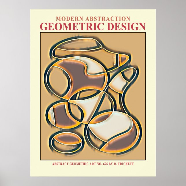 Abstraktens geometriska EP-nr 9 Poster (Framsidan)