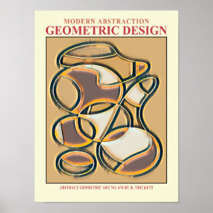 Abstraktens geometriska EP-nr 9 Poster