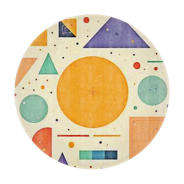 Abstraktens geometriska former (Framsidan)