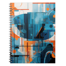Abstraktens geometriska former - sammansättning anteckningsbok