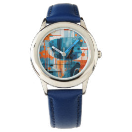 Abstraktens geometriska former - sammansättning armbandsur