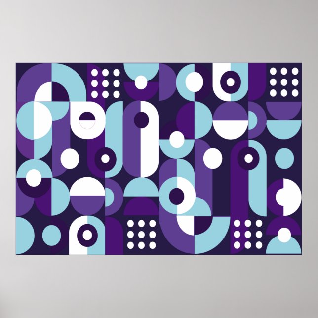 Abstraktens geometriska formsabstract,art,teckning poster (Framsidan)