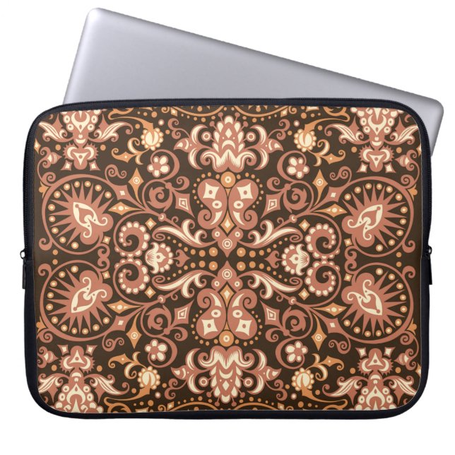 abstraktens geometriska grunge bakgrund laptop fodral (Framsidan)