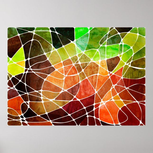 abstraktens geometriska grunge bakgrundsabstrakt,  poster (Framsidan)