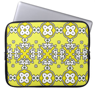 Abstraktens geometriska illustration. Mönster. Slu Laptop Fodral