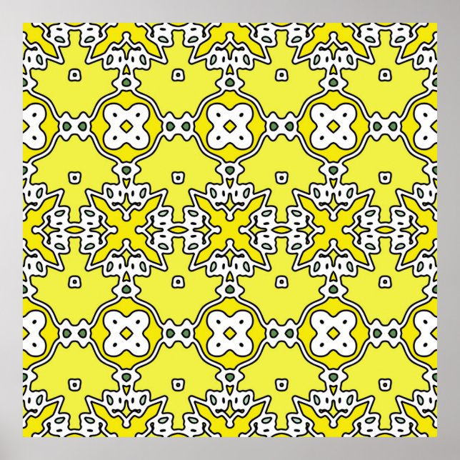Abstraktens geometriska illustration. Mönster. Slu Poster (Framsidan)