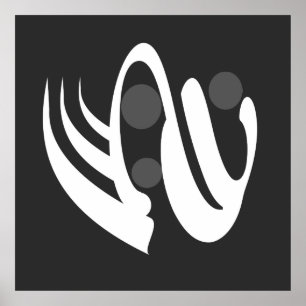 abstraktens geometriska linjekonst poster