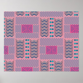 Abstraktens geometriska Linjer och former | POSTER