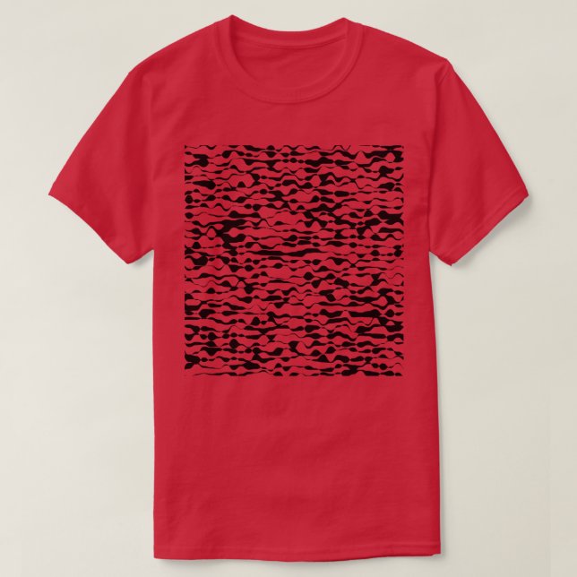 abstraktens geometriska linjer t shirt (Design framsida)