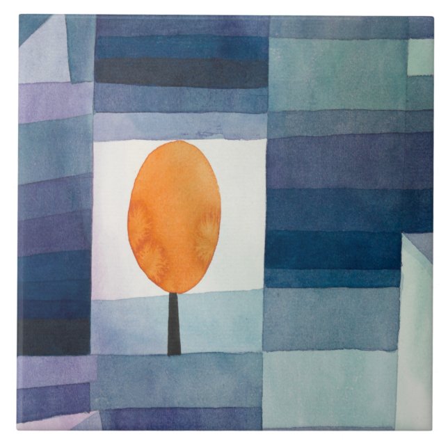 Abstraktens geometriska moderna contemporary kakelplatta (Framsidan)