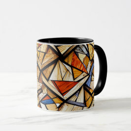 Abstraktens geometriska mönster 20 - Kaffe Mugg