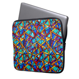Abstraktens geometriska mönster 22 - Laptop sleeve