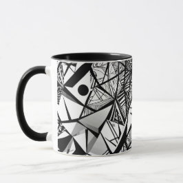 Abstraktens geometriska mönster 24 - Kaffe Mugg