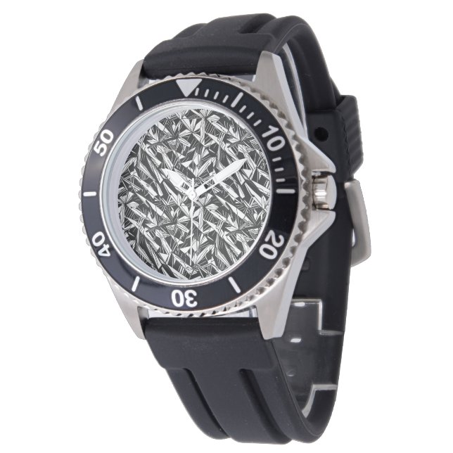 Abstraktens geometriska mönster 30 - Manar Watch Armbandsur (Vinklad)