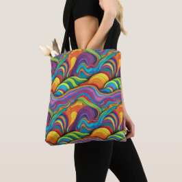 Abstraktens geometriska mönster 34 - Tote Bag Tygkasse