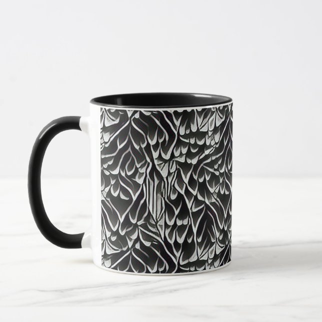 Abstraktens geometriska mönster 38 - Kaffe Mugg (Vänster)