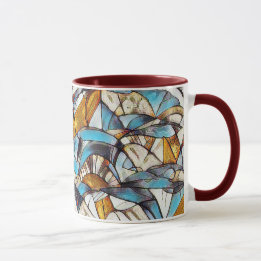 Abstraktens geometriska mönster 40 - Kaffe Mugg
