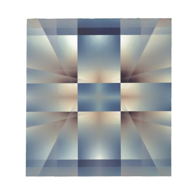 Abstraktens geometriska mönster anteckningsblock (Framsida)