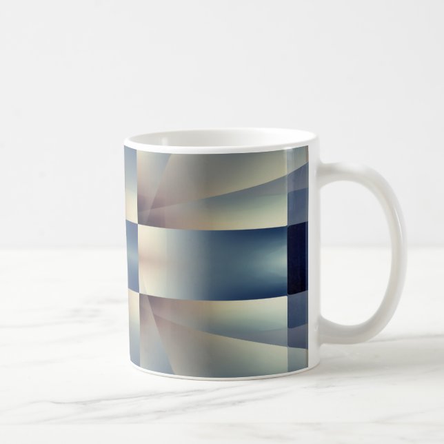 Abstraktens geometriska mönster kaffemugg (Höger)