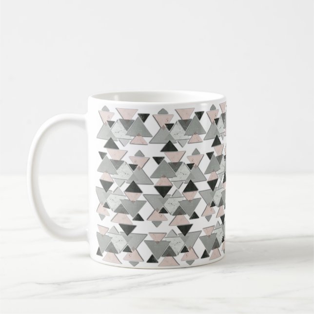 Abstraktens geometriska mönster Mugg (Vänster)